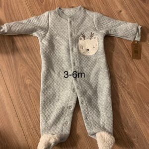 Footed one piece outfit